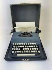Vintage Underwood Silent Super  portable typewriter Some Distress Working thumbnail