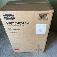 Ooni - Karu12. ( 12 Inch ) Multi-Fuel Pizza Oven - Black New