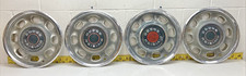 Used Oem Set Of 4 15 Hubcaps 341 1969-71 Dodge Charger Coronet Monaco W496 Used Oem Set Of 4 15 Hubcaps 341 1969-71 Dodge Charger Coronet Monaco W496