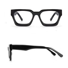 Acetate Square Eyeglass frames Full Rim Spectacles Women men Black Glasses