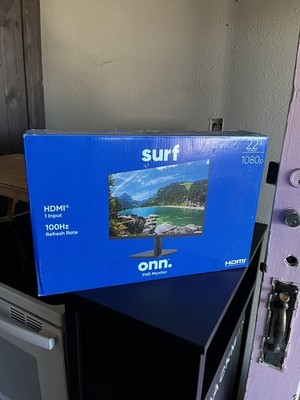 Surf Onn 22 Inch 1080p Computer Monitor HDMI VGA DC IN