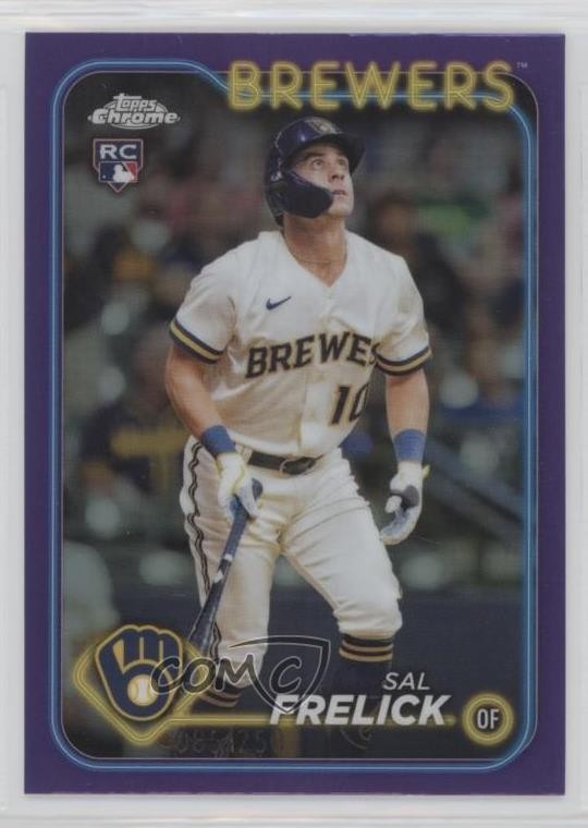 2024 Topps Chrome Purple Refractor 85/250 Sal Frelick #39 g1k