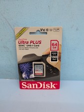 SanDisk Ultra Plus 64GB SDXC UHS-I Memory Card SDSDUW3-064G-AP6IN