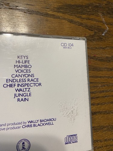 Echoes by Badarou, Wally (CD 1984 80’s Electronic Rare Oop Rain Keys Jungle - Bild 7 von 9