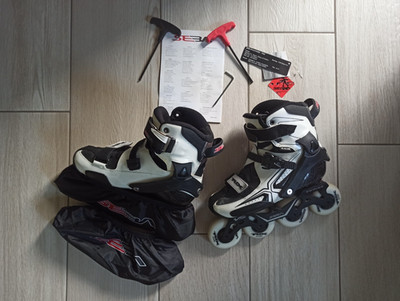 Inline Skates/Inliner SEBA Trix 2019 White/Weiß EU Gr. 38 für Slalom gerockert