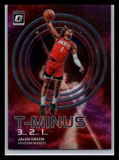 Jalen Green 2022-23 Donruss Optic T-Minus 3...2...1... #13 Houston Rockets