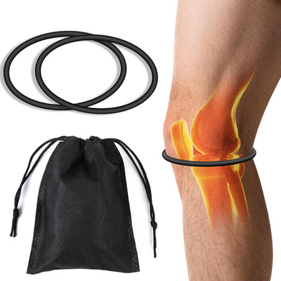 2PCS Black Patellar Tendon Support Strap, Knee Pain Relief Patella Band for Bask