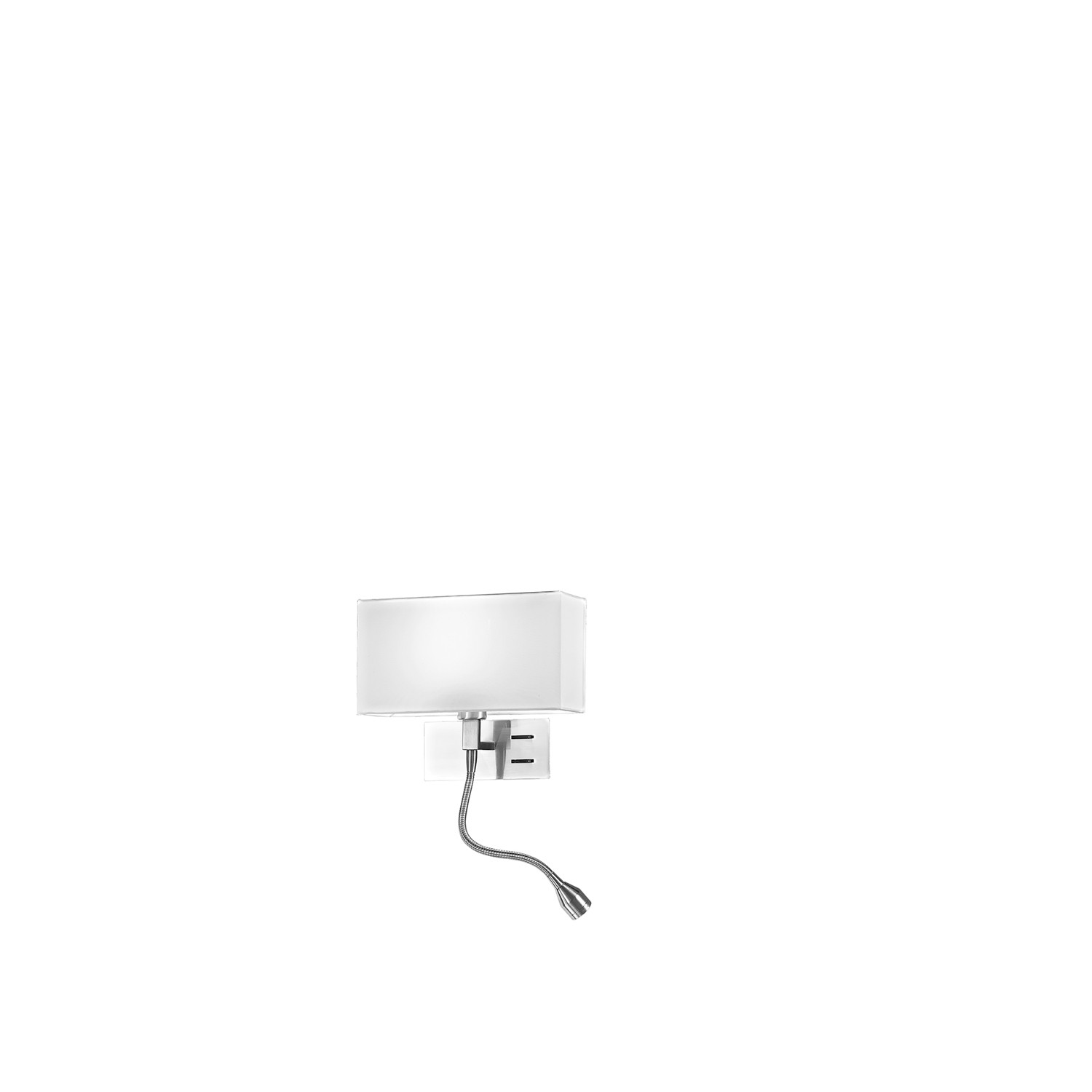 Applique Parete Hotel E14 Cromo Metallo | Illuminazione Camera Letto