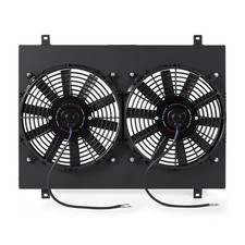 Mishimoto Aluminum Radiator Fan Shroud Kit Black Fits Ford Mustang 1979-1993 Mishimoto Aluminum Radiator Fan Shroud Kit Black Fits Ford Mustang 1979-1993