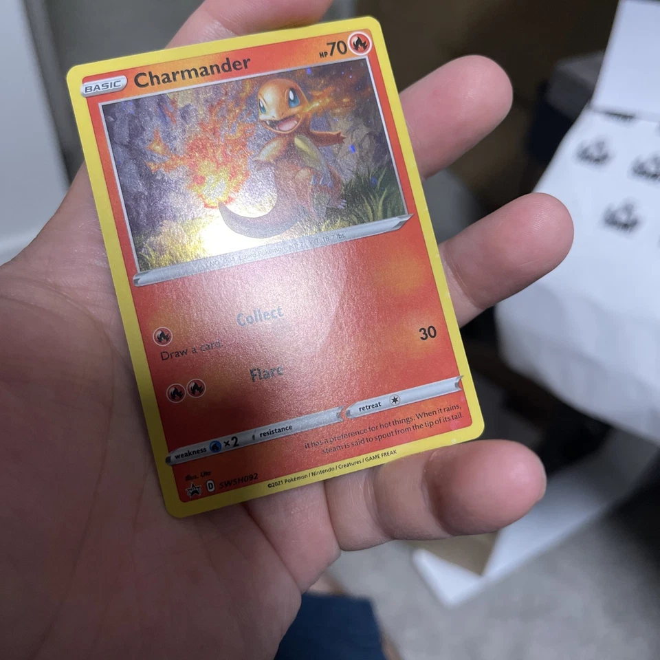 Charmander - SWSH092 - Pokemon Sword & Shield Promo Ultra Rare Holo Card LP - Image 3 of 3