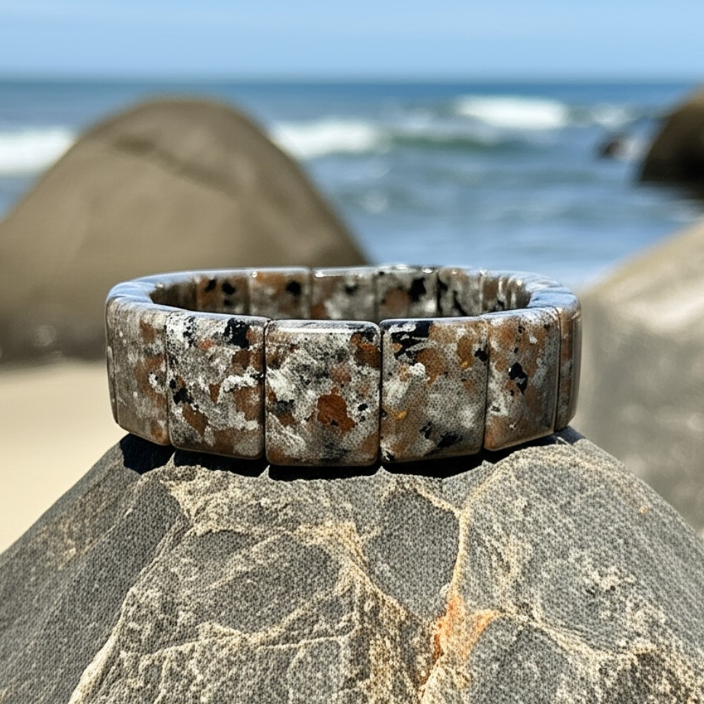 Yooperlite Bracelet Cuff Fluorescent Sodalite UV Reactive Rare Crystal Healing