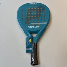 Padello Strike - 38mm Glass Fibre Padel Racket - Black/Blue - New