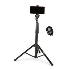 64-inch Extendable Tripod for iPhones and Smartphones, Selfie Stick Mode and