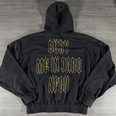 Darc Sport Wolves Bury Me In Darc NFGU Black Zip Hoodie LIMITED