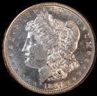 1887-S Silver Morgan Dollar $1 Coin MINT STATE MS NO RESERVE   FREE SHIPPING — photo 1