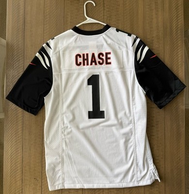 Nike Cincinnati Bengals Color Rush Game Jersey Ja'Marr Chase #1 Sz