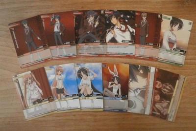 Lot 12 Karten - ARIA THE SCARLET AMMO - PRISM CONNECT Karte C U R - Japan