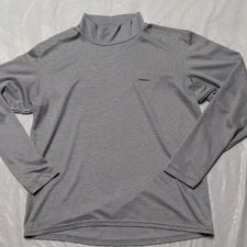 Patagonia Vintage Made In USA Capilene Mock Neck Long Sleeve Base Layer Sz M