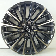 Genuine OEM 2025 2026 Infiniti QX80 22" wheel rim charcoal and machined 94238