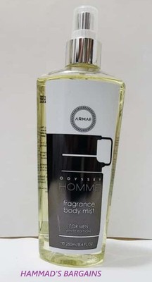 ARMAF ODYSSEY HOMME WHITE EDITION FRAGRANCE BODY MIST 8.4 OZ FOR MEN (UN BOX)NEW