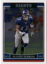 2006 Topps Chrome Plaxico Burress New York Giants #134
