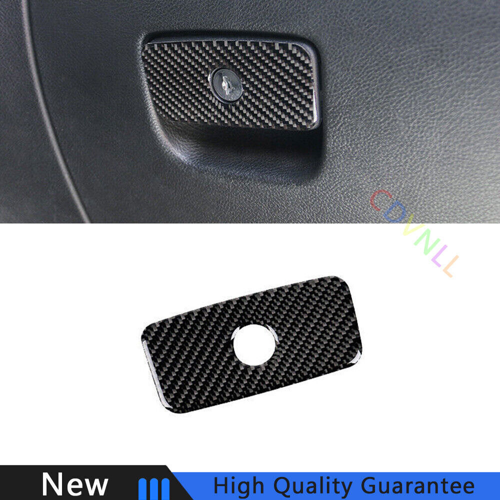 For Jeep Grand Cherokee 11-20 Real Carbon Fiber Co-Pilot Storage Box Handle Bowl