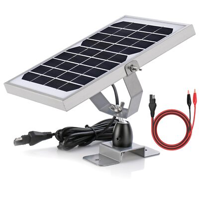 5W 6V Solar Battery Charger Maintainer Built-In Smart MPPT Charge Controller W