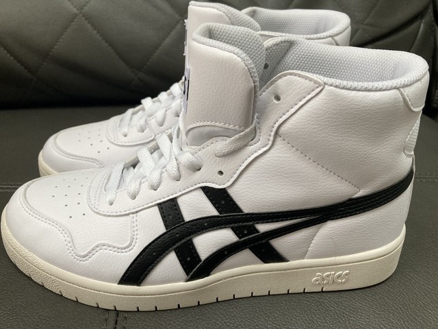 asics white high tops