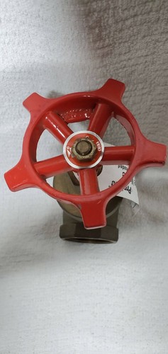 NEW MUELLER 100-206 1-1/4" THREADED BRASS GATE VALVE PN25 150S 300 WOG - Picture 6 of 7