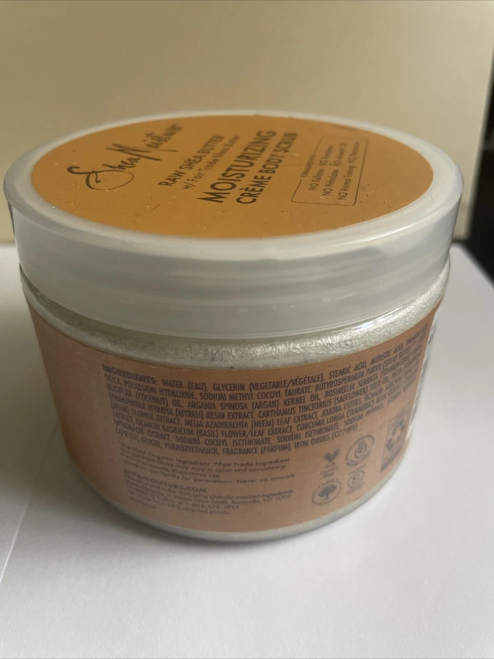 SheaMoisture 生乳木果油面霜身体磨砂保湿去角质适用于 Dul — 第 3/4 张图片