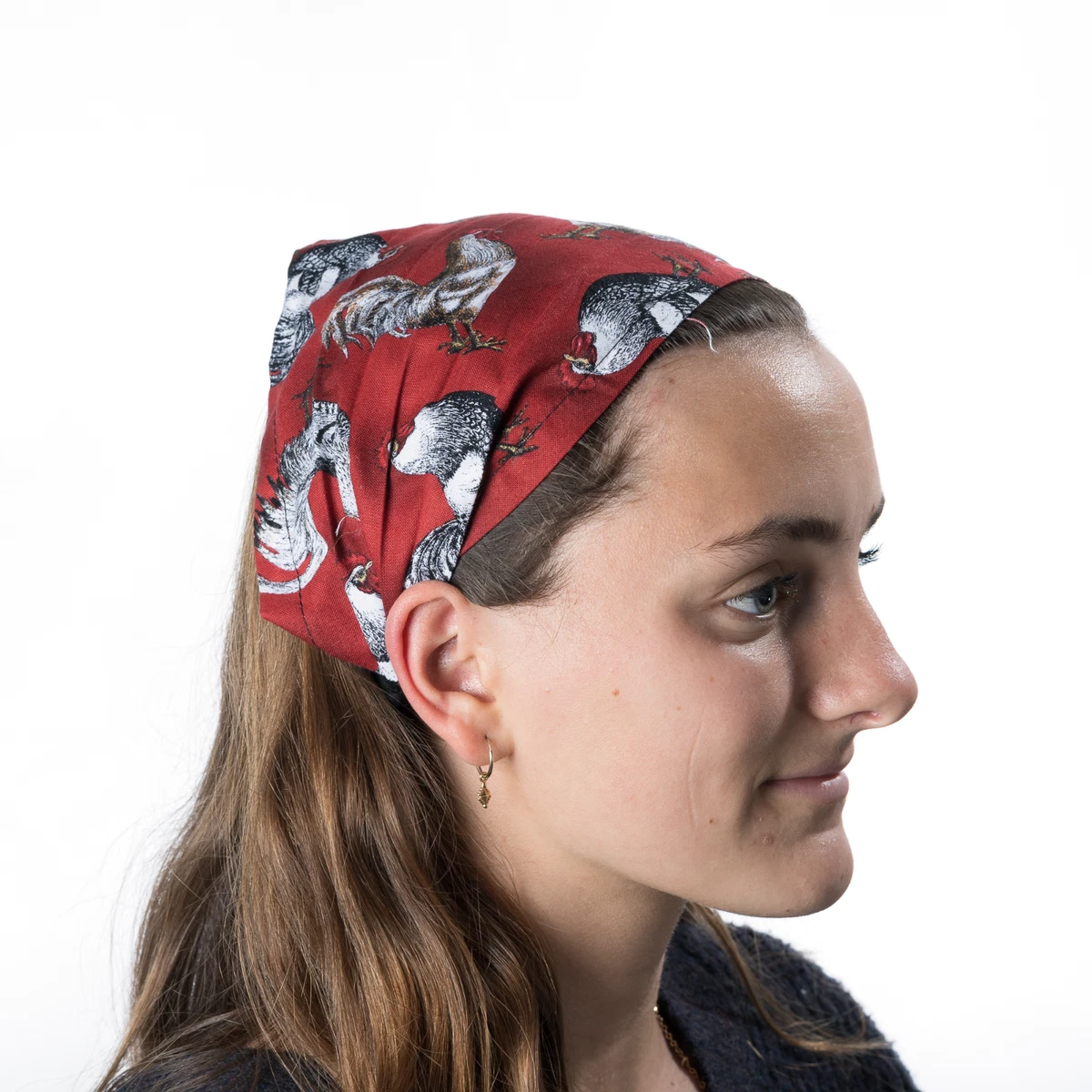 Turbante in jersey elastico, avvolgente per la testa, foulard urbano
