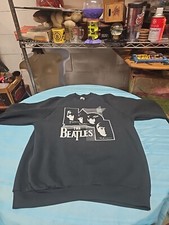 80s Rare 2XL Fruit Of The Loom Beatles Sweatshirt 