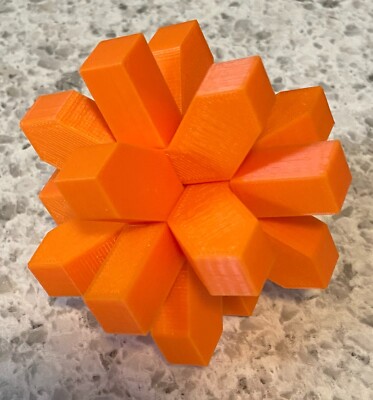 Chinese Luban Lock Puzzle (Custom colors check description!)