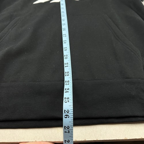 Reebok Hoodie Sweatshirt Embroidered French Terry Logo Black Mens Size Large NEW - Picture 9 of 11