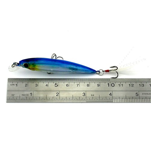 10pcs 9cm/8g Trolling Bait Minnow Fishing Lure Bass Crankbait Tackle Wobbler - Picture 4 of 12