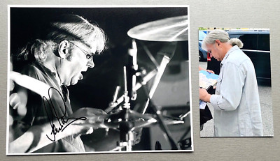 IAN PAICE ''DEEP PURPLE'' In-person signed Foto 20x25 Autogramm + Foto
