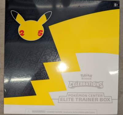 Pokemon Center Celebrations Elite Trainer Box BRAND NEW SEALED TCG