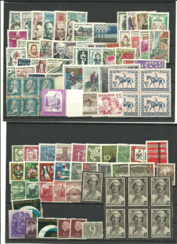 Alemania, Francia, Austria, Belgica. Conjunto de 94 sellos nuevos y varios usado - Foto 1 di 1