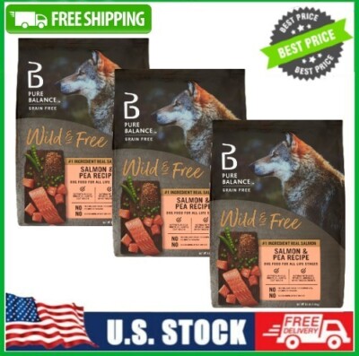 PACK Pure Balance Wild, Free Salmon Pea Recipe Dry Dog