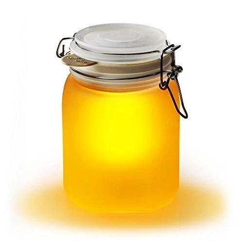 Suck UK Sun Jar Lampada, Vetro, Trasparente, led, solare (M1n) - Foto 1 di 1
