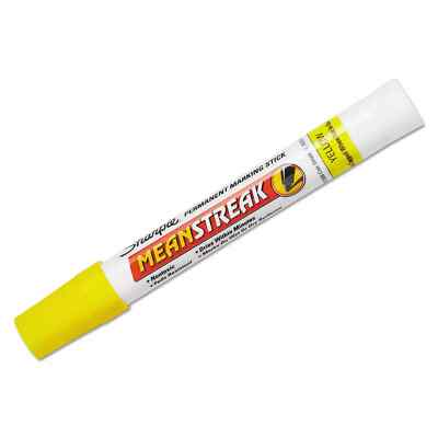 #ad Sharpie Mean Streak Marking Stick Broad Tip Yellow 85005 $8.99
