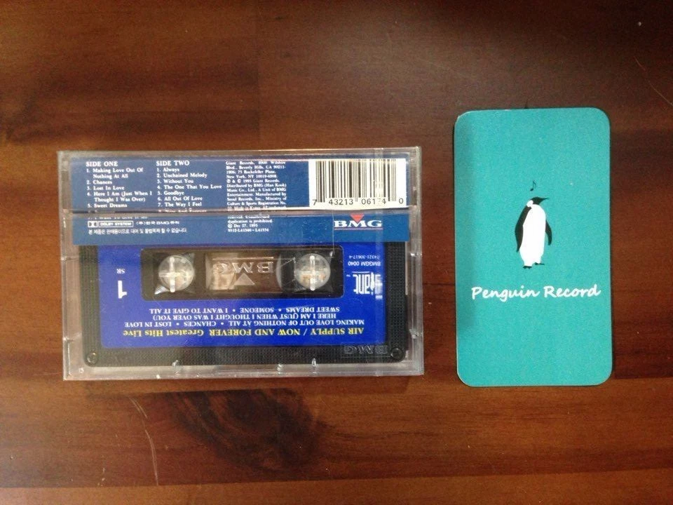 AIR SUPPLY - NOW AND FOREVER: GREATEST HITS LIVE CASSETTE TAPE SEALED - Image 3 of 3