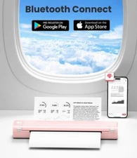 Phomemo M08F Wireless A4 Bluetooth Thermal Printer for Portable Travel No Box