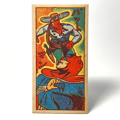 Batman 1960's japanese Vintage Rare menko card DC Comics 30957 Cowboy TCG - Photo 1/4