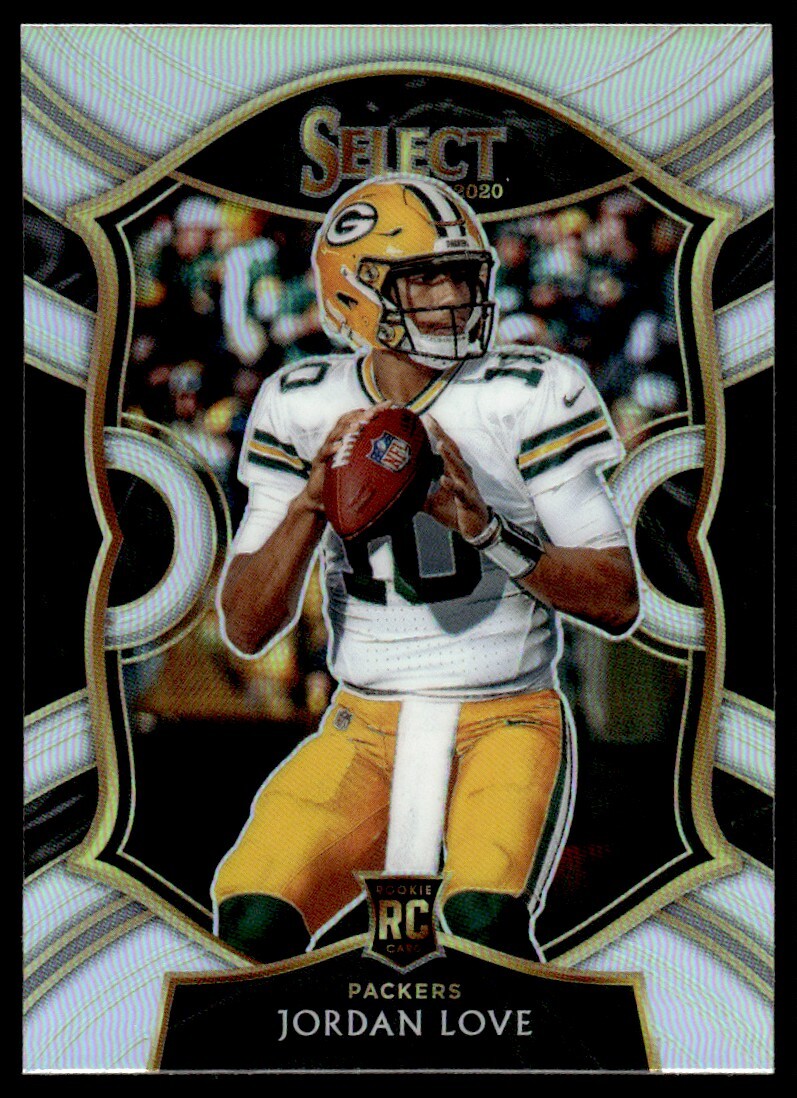 2020 Panini Select Rookie Concourse Silver Prizm Jordan Love #47 TU1-2