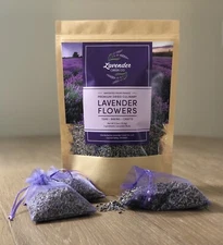 Dried Lavender Flower Buds - Culinary Grade Herb for Lattes, Baked Goods, Crafts