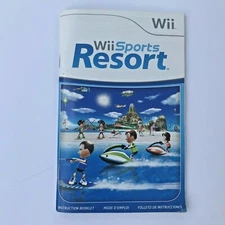 Wii Sports Resort Nintendo Manual Instruction Booklet no game FAST SHIPPING!