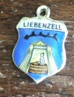 VINTAGE LIEBENZELL 830 SILVER ENAMEL SHIELD BRACELET CHARM — photo 2