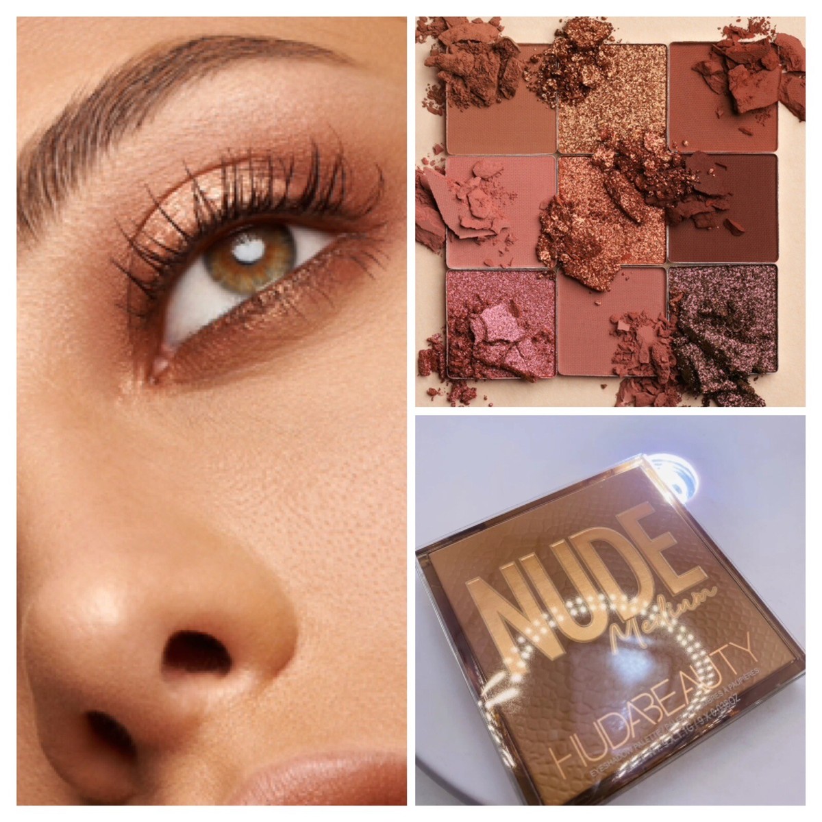 Huda Beauty Nude Palette アイシャドウパレット Amazon.com : HUDA BEAUTY Nude Obsessions Eyeshadow Palette