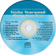 TRISHA YEARWOOD/PATTY LOVELESS COUNTRY KARAOKE CLASSICS CD G CKC-12 NEW